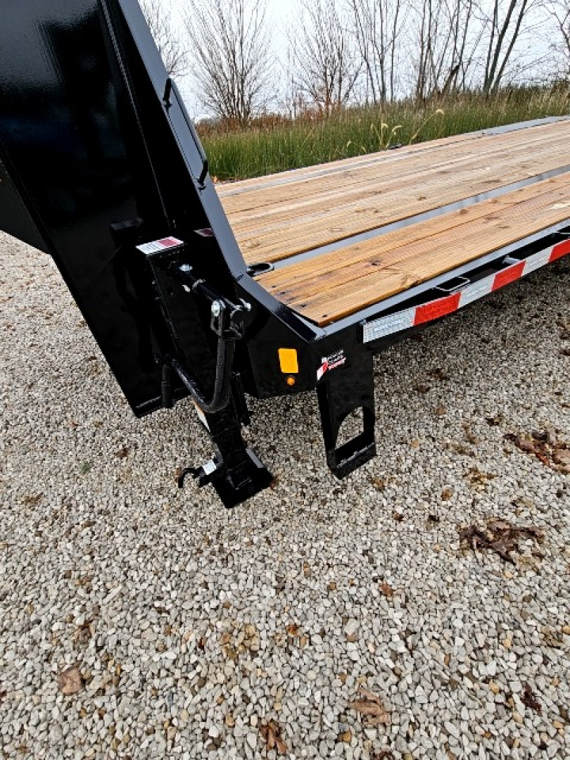 New 2026 Sure-Trac 8.5 x 25 (20+5) 15K Std Duty Beavertail Gooseneck Deckover Trailer