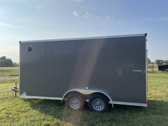 New 2025 Stealth Trailers Titan 7X16x84" w/ RAMP DOOR .080 POLYCORE Cargo / Enclosed Trailer