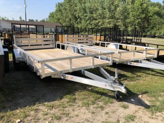 New 2025 H&H Trailers 82X14 ALUM Landscape Trailer
