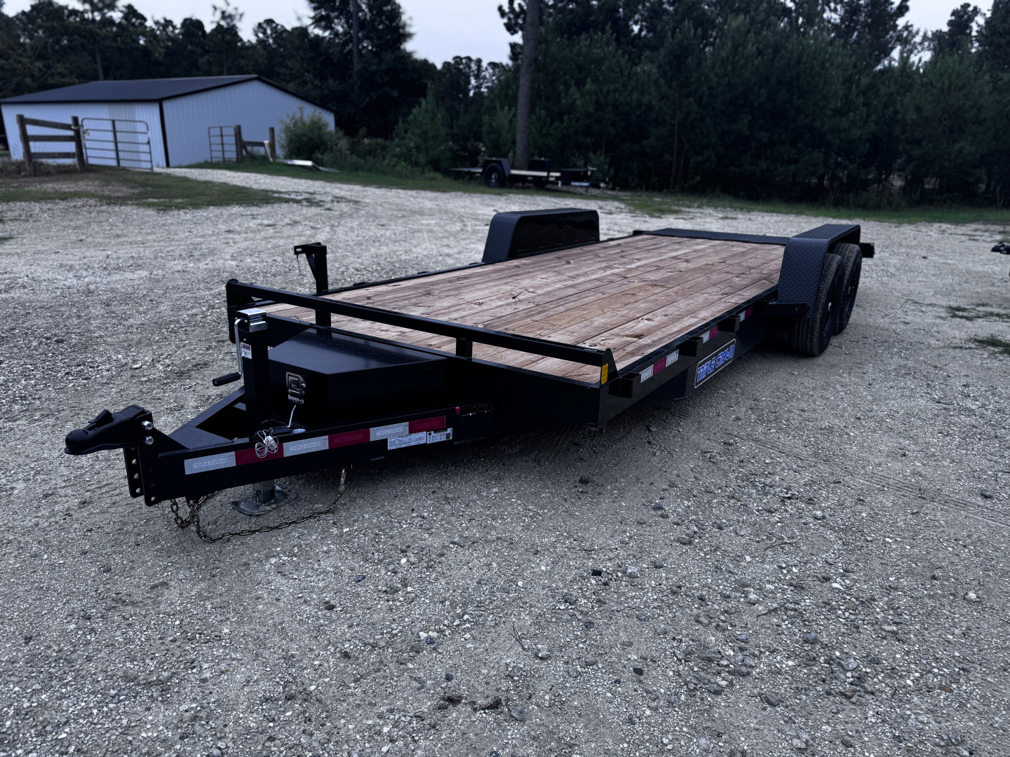 New 2025 Triple Crown Trailers 7x20 10k Power Tilt