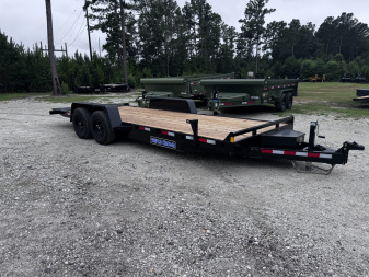 New 2025 Triple Crown Trailers 7x20 10k Power Tilt