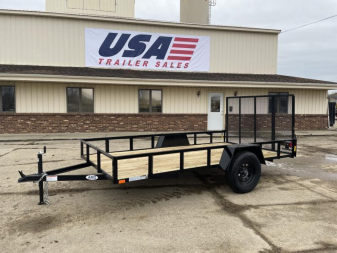 New 2025 AMO 76x12 Low Side 3K Landscape Trailer