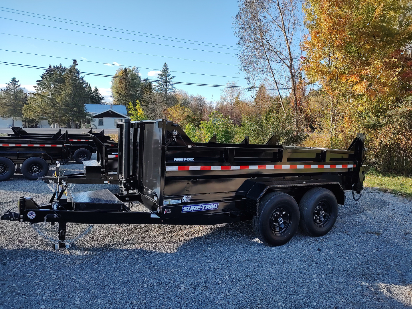 New 2025 SURE-TRAC ST8212TLDD-B-140 HD 7X12 DUMP 14K