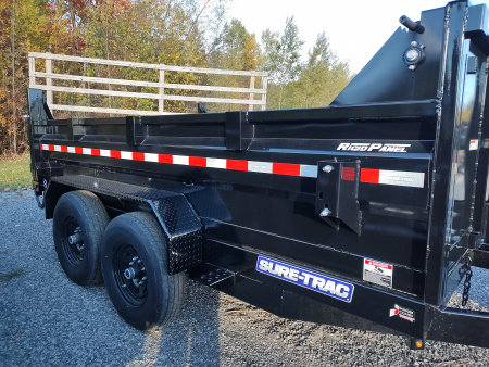 New 2025 SURE-TRAC ST8212TLDD-B-140 HD 7X12 DUMP 14K