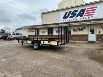 New 2025 AMO 76x14 Low Side 3K Landscape Trailer