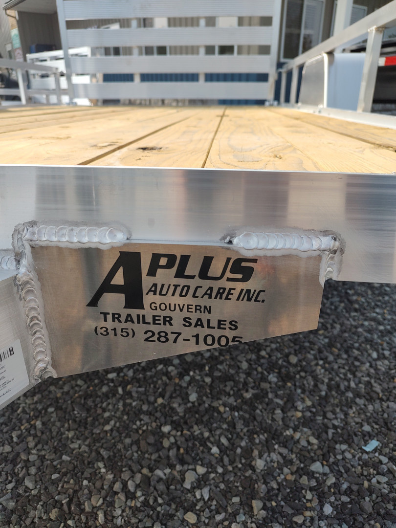 New 2026 Sure-Trac 7'X12 Aluminum Tube Top 3.0K Utility Trailer