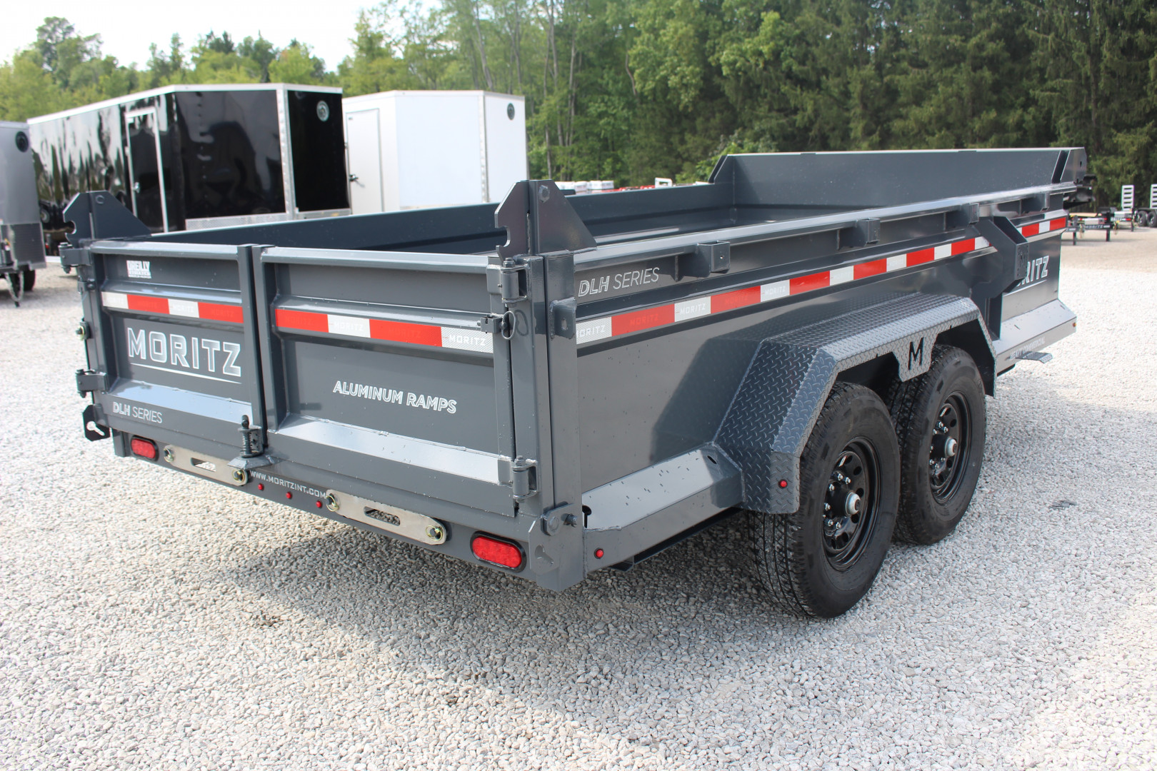 New 2025 Moritz 6' 10" x 14' Heavy Commercial DLH Series Dump Trailer - 14000# GVW
