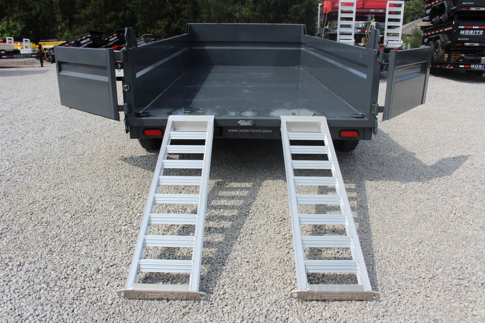 New 2025 Moritz 6' 10" x 14' Heavy Commercial DLH Series Dump Trailer - 14000# GVW