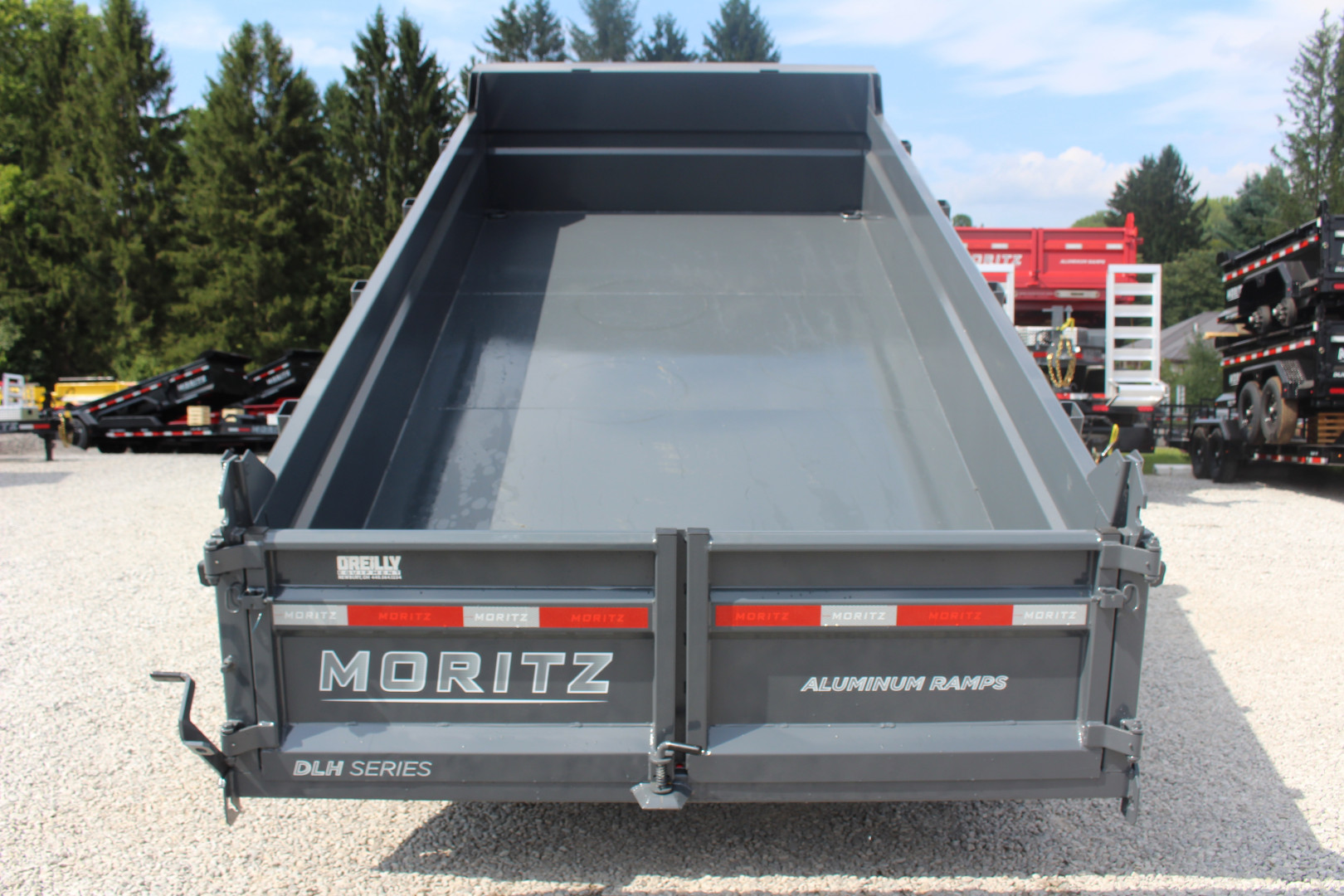 New 2025 Moritz 6' 10" x 14' Heavy Commercial DLH Series Dump Trailer - 14000# GVW