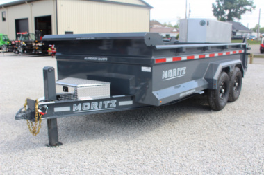 New 2025 Moritz 6' 10  x 14' Heavy Commercial DLH Series Dump Trailer - 14000# GVW