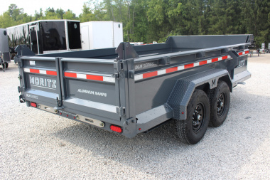 New 2025 Moritz 6' 10" x 14' Heavy Commercial DLH Series Dump Trailer - 14000# GVW