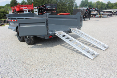 New 2025 Moritz 6' 10" x 14' Heavy Commercial DLH Series Dump Trailer - 14000# GVW