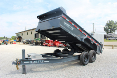 New 2025 Moritz 6' 10" x 14' Heavy Commercial DLH Series Dump Trailer - 14000# GVW