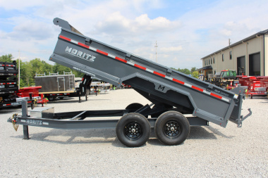 New 2025 Moritz 6' 10" x 14' Heavy Commercial DLH Series Dump Trailer - 14000# GVW
