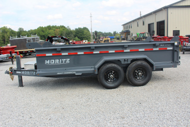 New 2025 Moritz 6' 10" x 14' Heavy Commercial DLH Series Dump Trailer - 14000# GVW