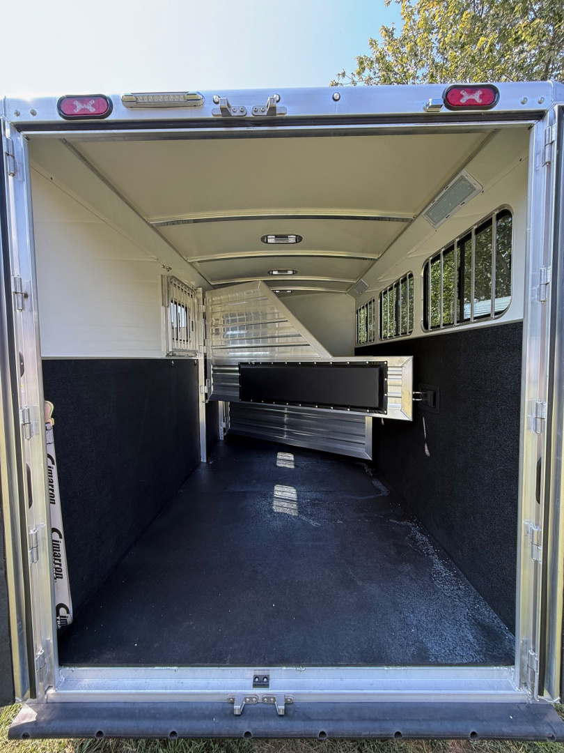 New 2026 Cimarron Trailers Norstar 3 Horse Slant Bumper Pull RTG Horse Trailer