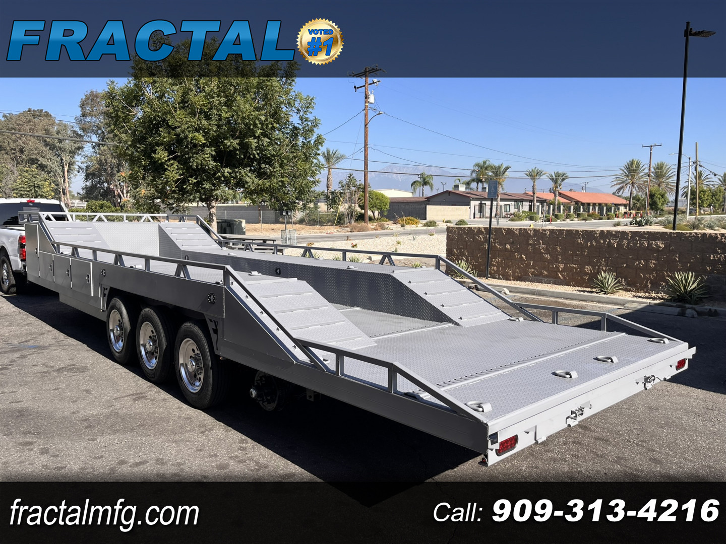 New 2026 30' FRACTAL BAJA BOXED DECK "EL REY"