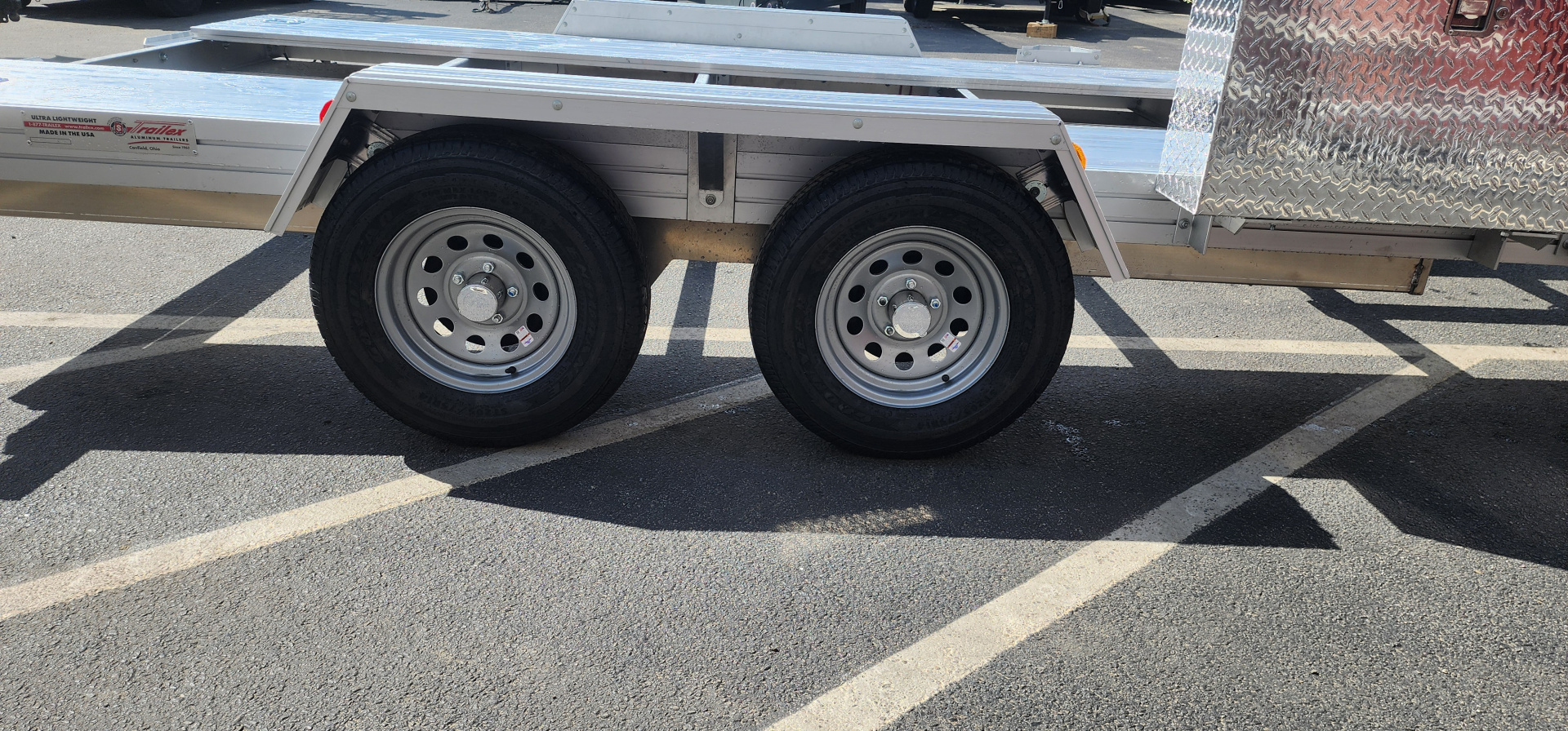 New 7 x 14'-2" Trailex CT-8455EB "HYPERCAR" Car / Racing Trailer 7k **84" between fenders