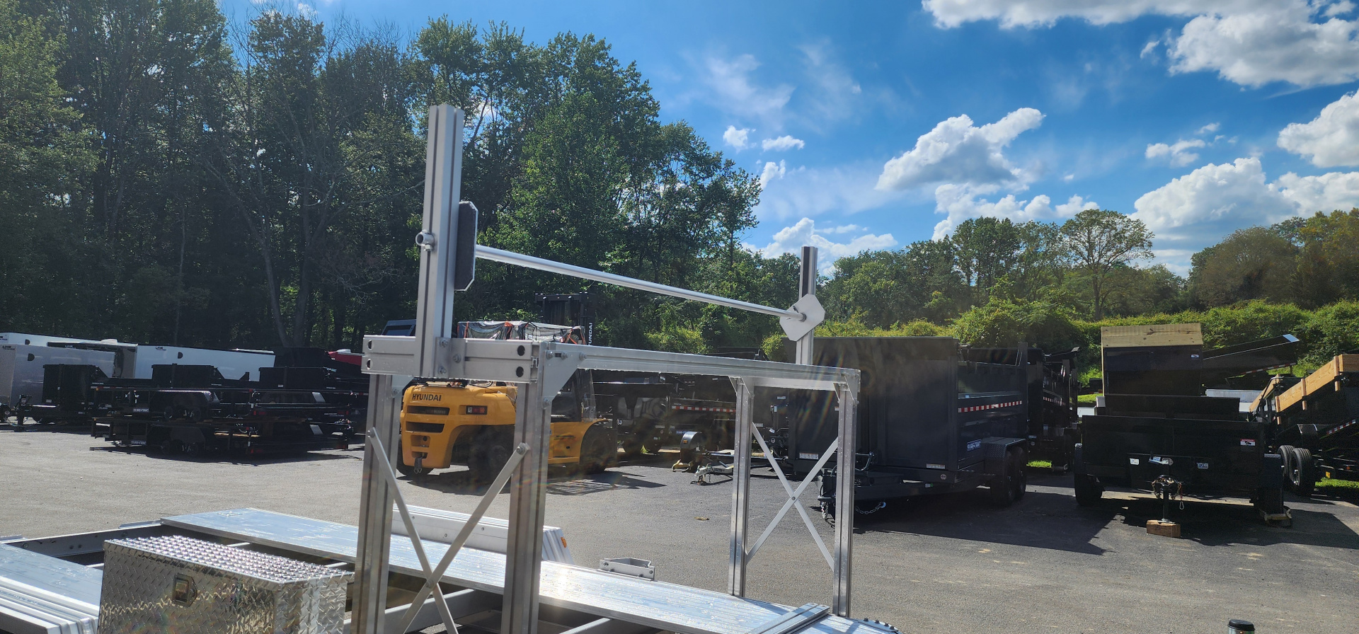 New 7 x 14'-2" Trailex CT-8455EB "HYPERCAR" Car / Racing Trailer 7k **84" between fenders