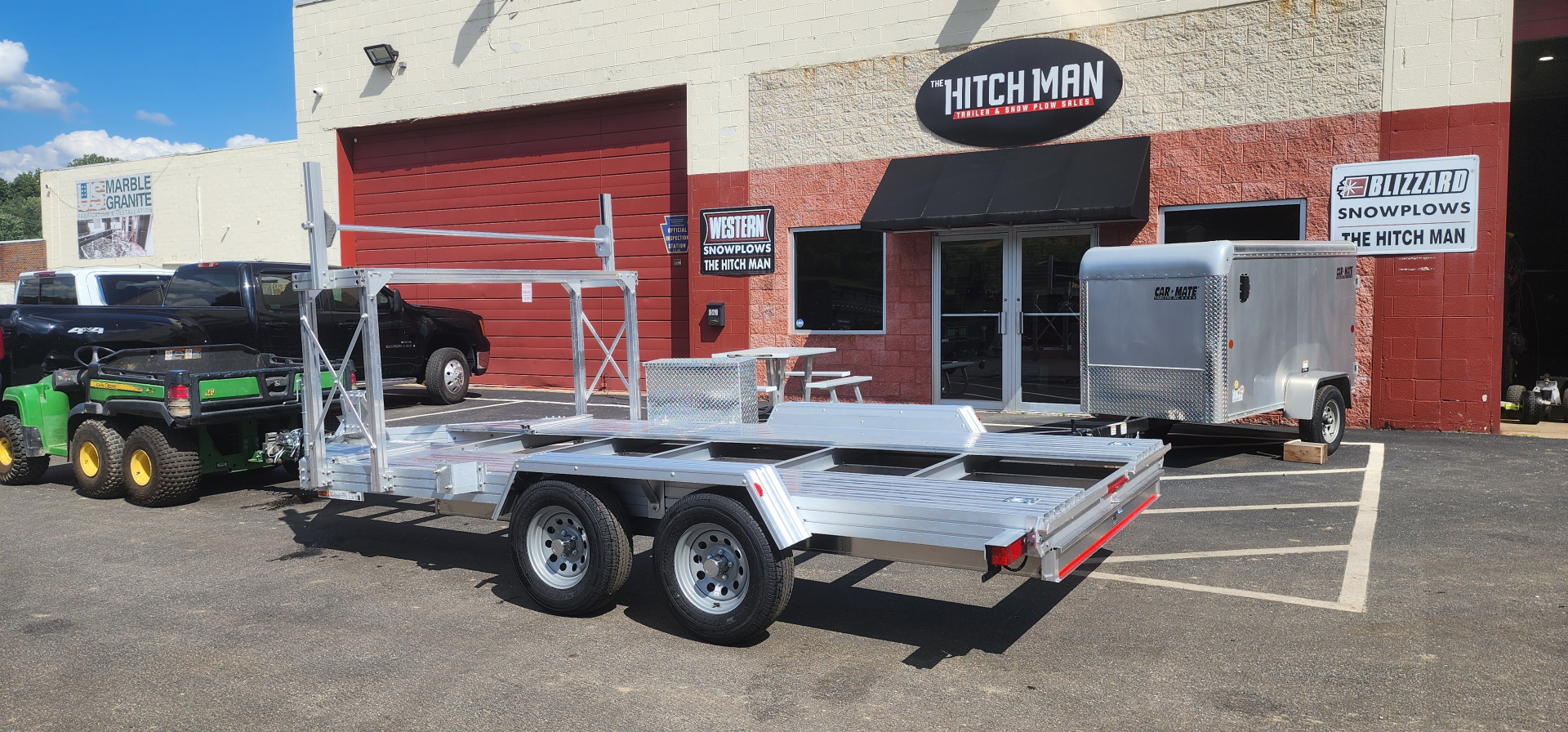 New 7 x 14'-2" Trailex CT-8455EB "HYPERCAR" Car / Racing Trailer 7k **84" between fenders