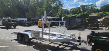 New 7 x 14'-2" Trailex CT-8455EB "HYPERCAR" Car / Racing Trailer 7k **84" between fenders