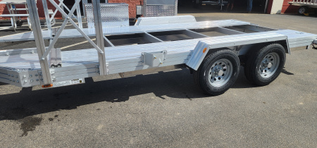 New 7 x 14'-2" Trailex CT-8455EB "HYPERCAR" Car / Racing Trailer 7k **84" between fenders