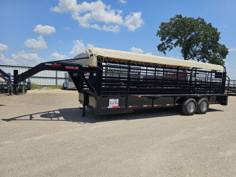 New 2025 Neckover 6'8 X24' Stock / Stock Combo Trailer