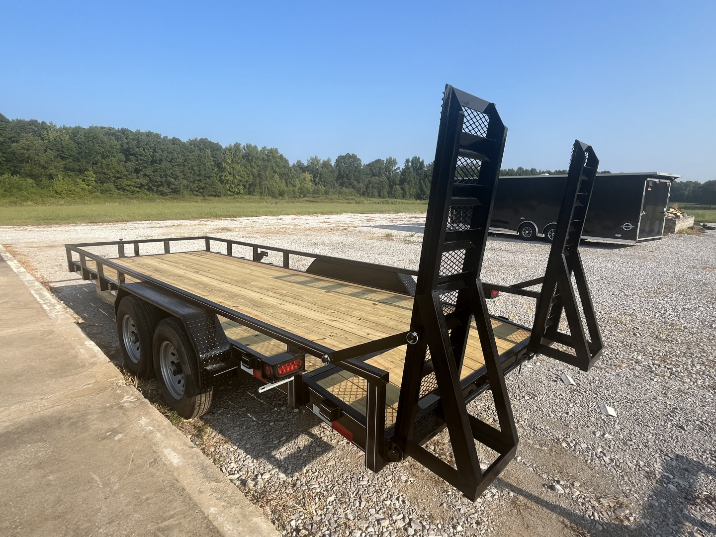 New 2025 Trailblazer 82X20 EQUIPMENT UTILITY 14K W/STAND UP RAMPS