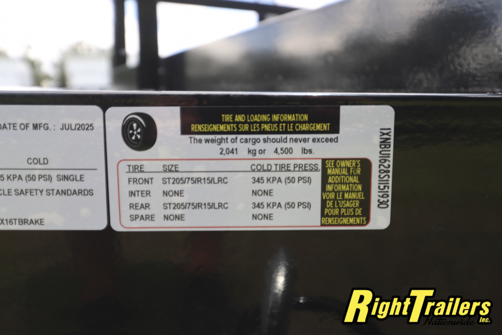 New 2025 6X16 Triple Crown Utility Trailer