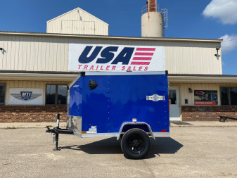 New 2025 Stealth Trailers 4x6 w/Barn Door 2K Cargo / Enclosed Trailer