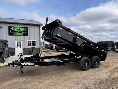 New 2026 H&H Trailers 83X14 14K GVWR TELESCOPIC Dump Trailer