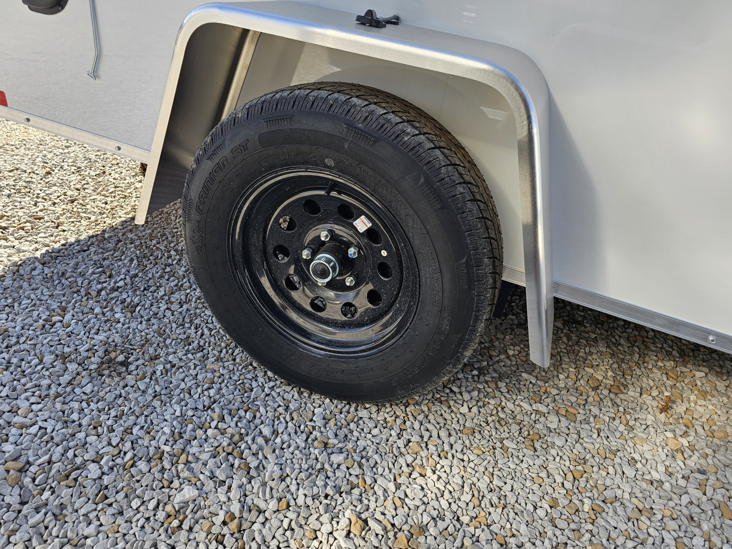 New 2026 Cargo Express EX DLX 7 x 12 3.5K Double Rear Door Flat Top V-Nose Cargo / Enclosed Trailer w/ Brakes