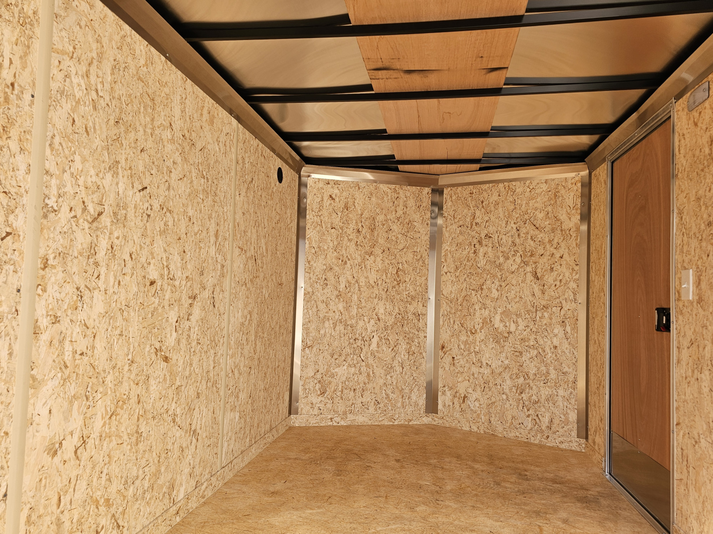 New 2026 Cargo Express EX DLX 7 x 12 3.5K Double Rear Door Flat Top V-Nose Cargo / Enclosed Trailer w/ Brakes