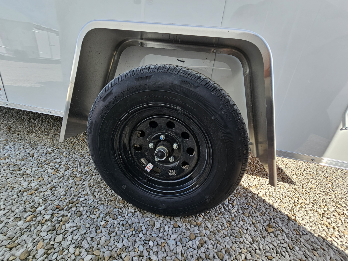 New 2026 Cargo Express EX DLX 7 x 12 3.5K Double Rear Door Flat Top V-Nose Cargo / Enclosed Trailer w/ Brakes