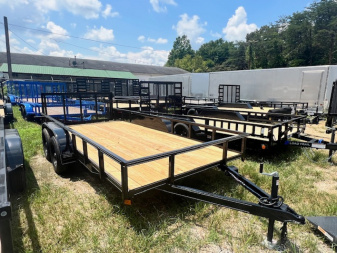 New 2026 Outlaw Trailers 7x16 7k Utility Trailer
