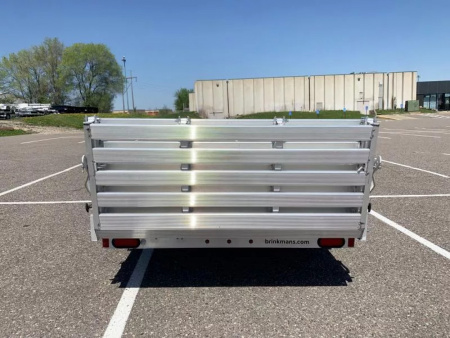 New Aluma 6814H Open Utility Trailer w/ Bi-Fold Rear Tailgate!