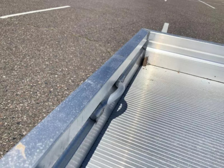 New Aluma 6814H Open Utility Trailer w/ Bi-Fold Rear Tailgate!