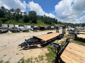 New 2026 Load Trail 83x22 16k W/ fork holders Equipment Trailer