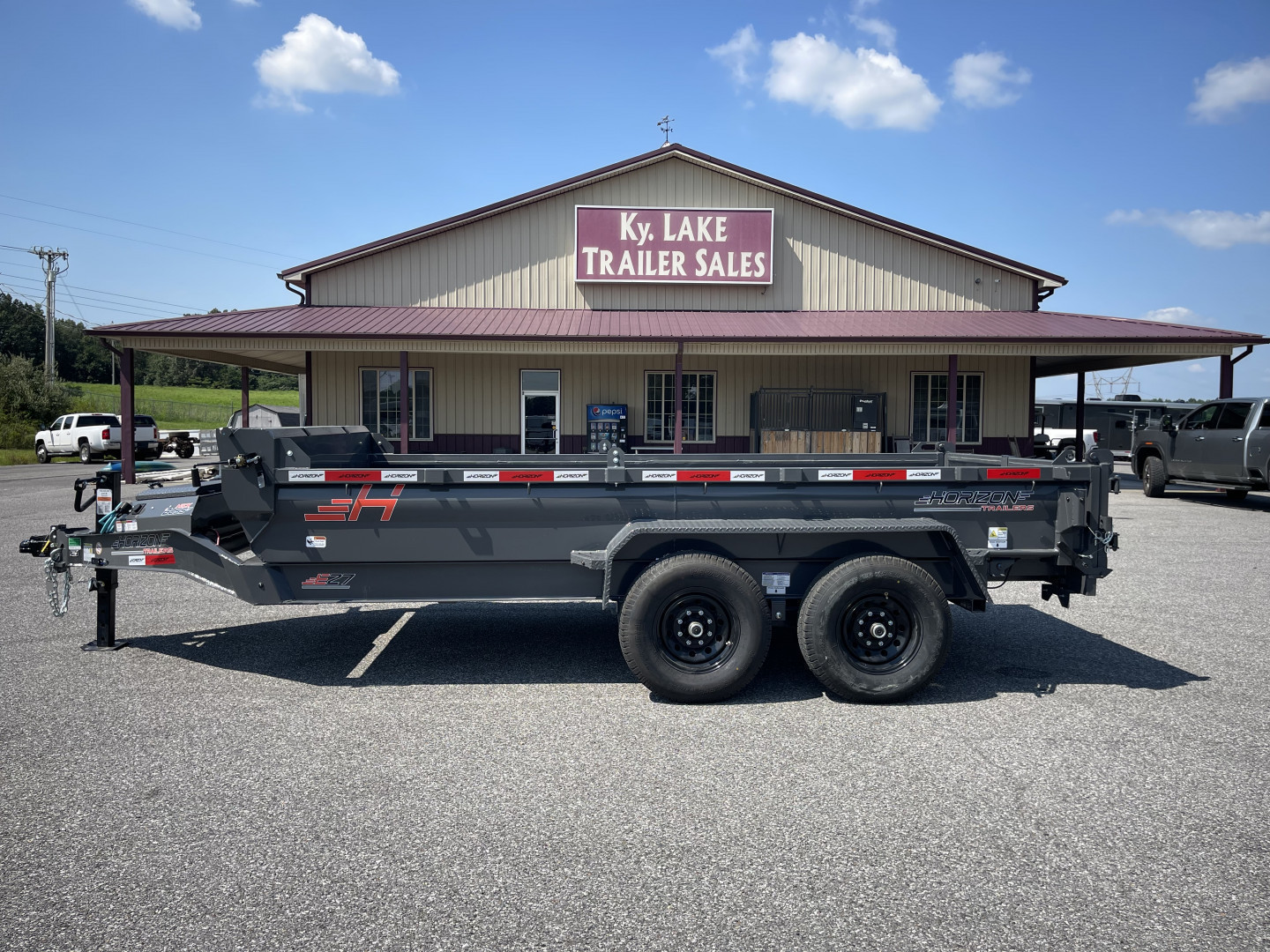 New 2025 Horizon Trailers EZ7 16'X83" BP Dump Trailer