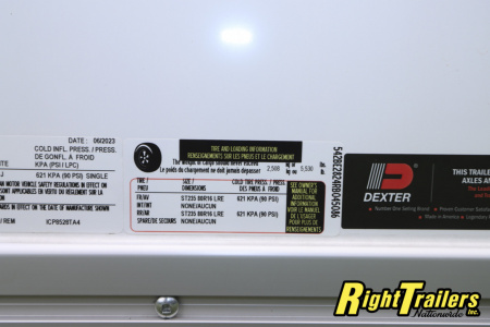 Used 2024 8.5X28 Bravo Racing Trailer