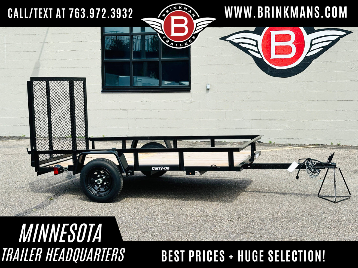 New 2025 Carry-On 5X8 Utility Trailer