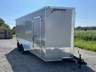 New 2026 Homesteader Trailer 7 x 16 Tandem Axle OHV Pkg Cargo / Enclosed Trailer
