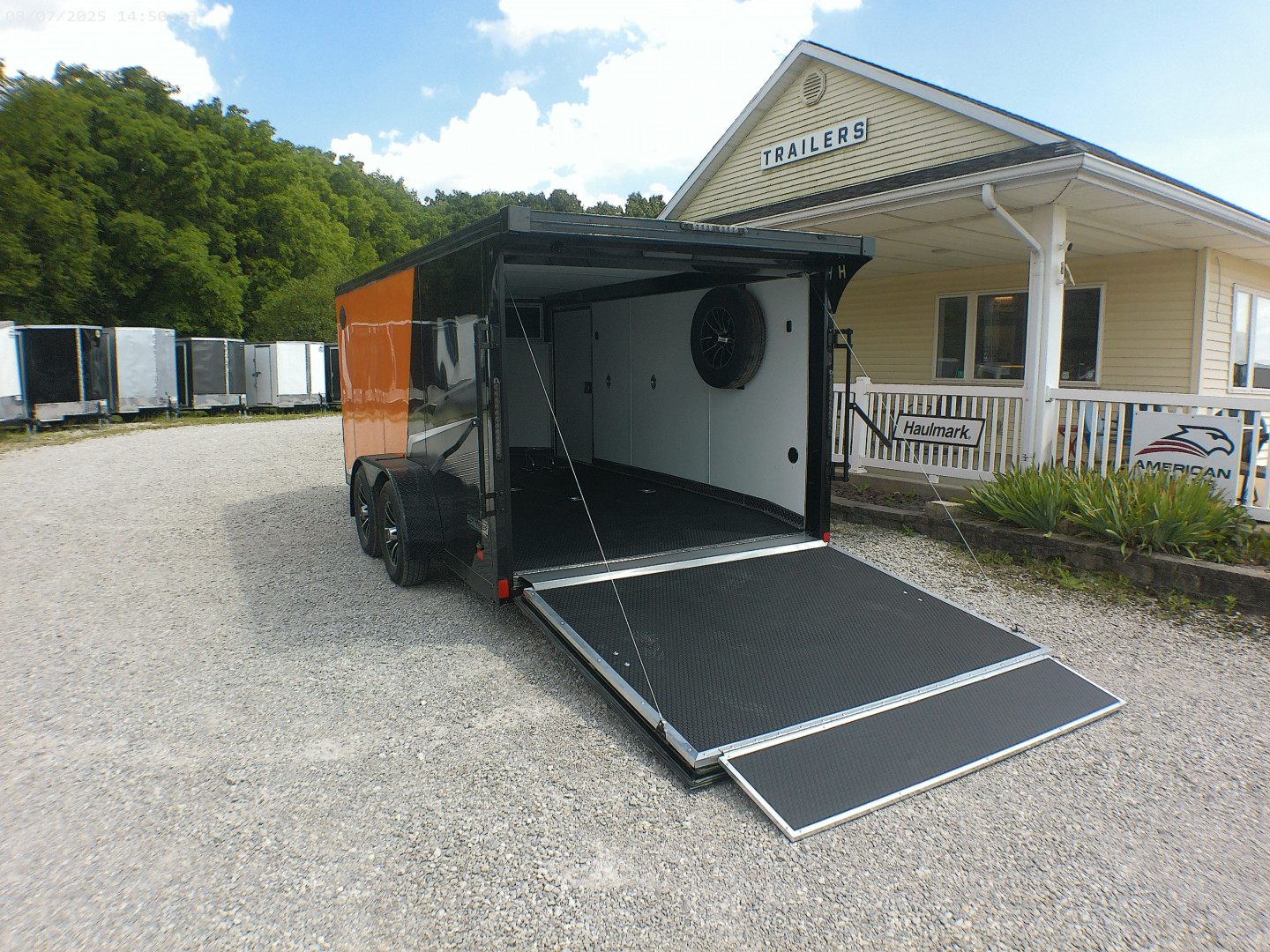 New 2026 Haulmark Low Hauler 7x14 Motorcycle Trailer