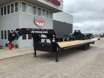 2026 PJ 102"x30' GN Low-Pro Flatbed w/ Singles - LS