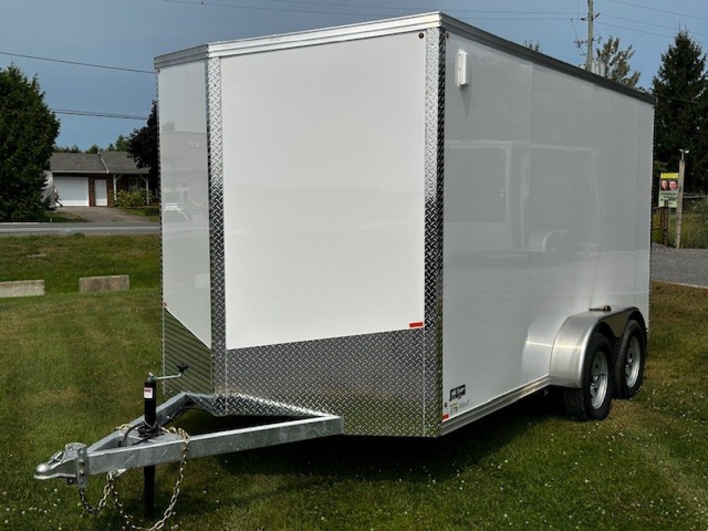 New 2026 ML Trailers Galvanized 7'X14' Cargo / Enclosed Trailer