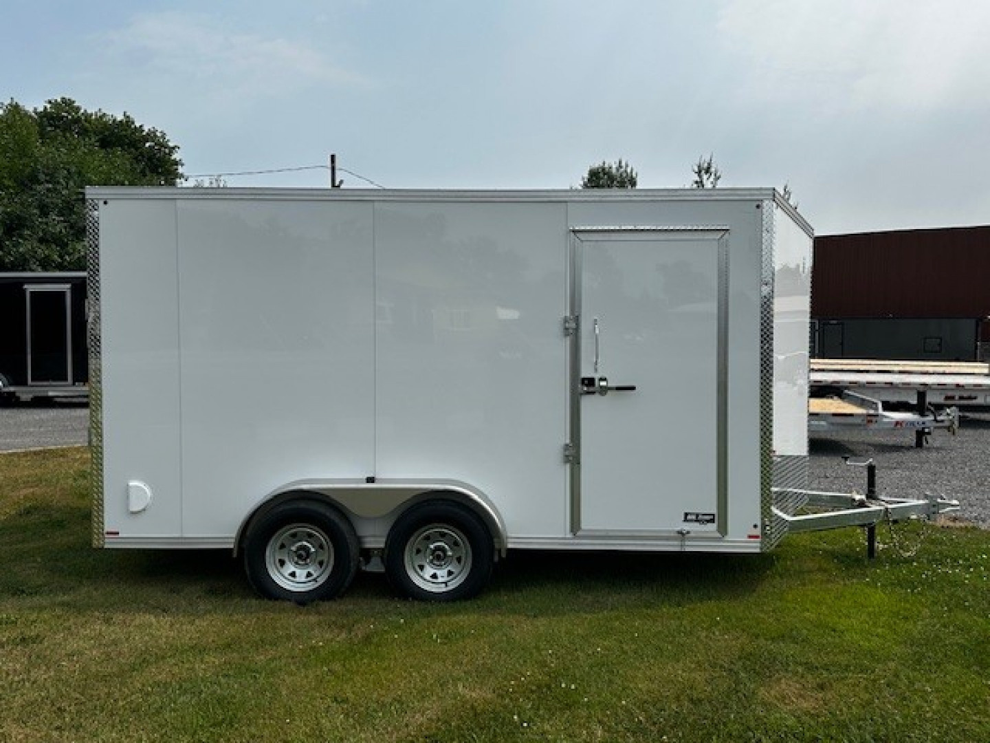 New 2026 ML Trailers Galvanized 7'X14' Cargo / Enclosed Trailer