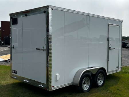 New 2026 ML Trailers Galvanized 7'X14' Cargo / Enclosed Trailer