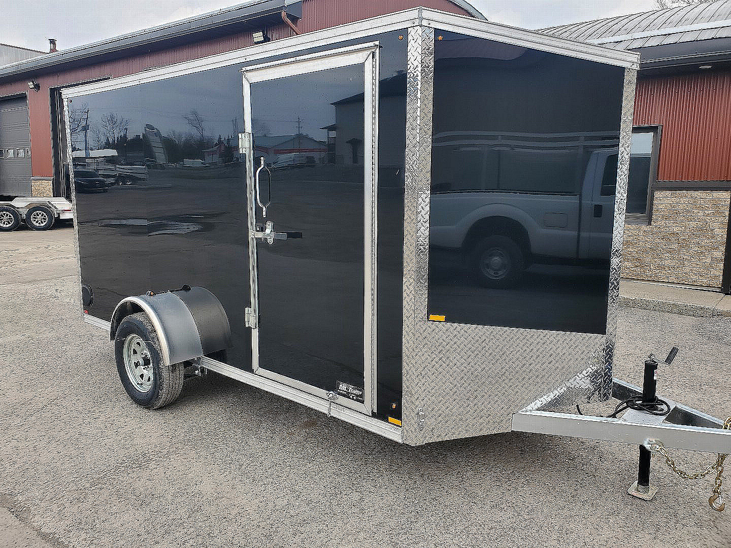 New 2026 ML Trailers Galvanized 6'x12' Cargo / Enclosed Trailer