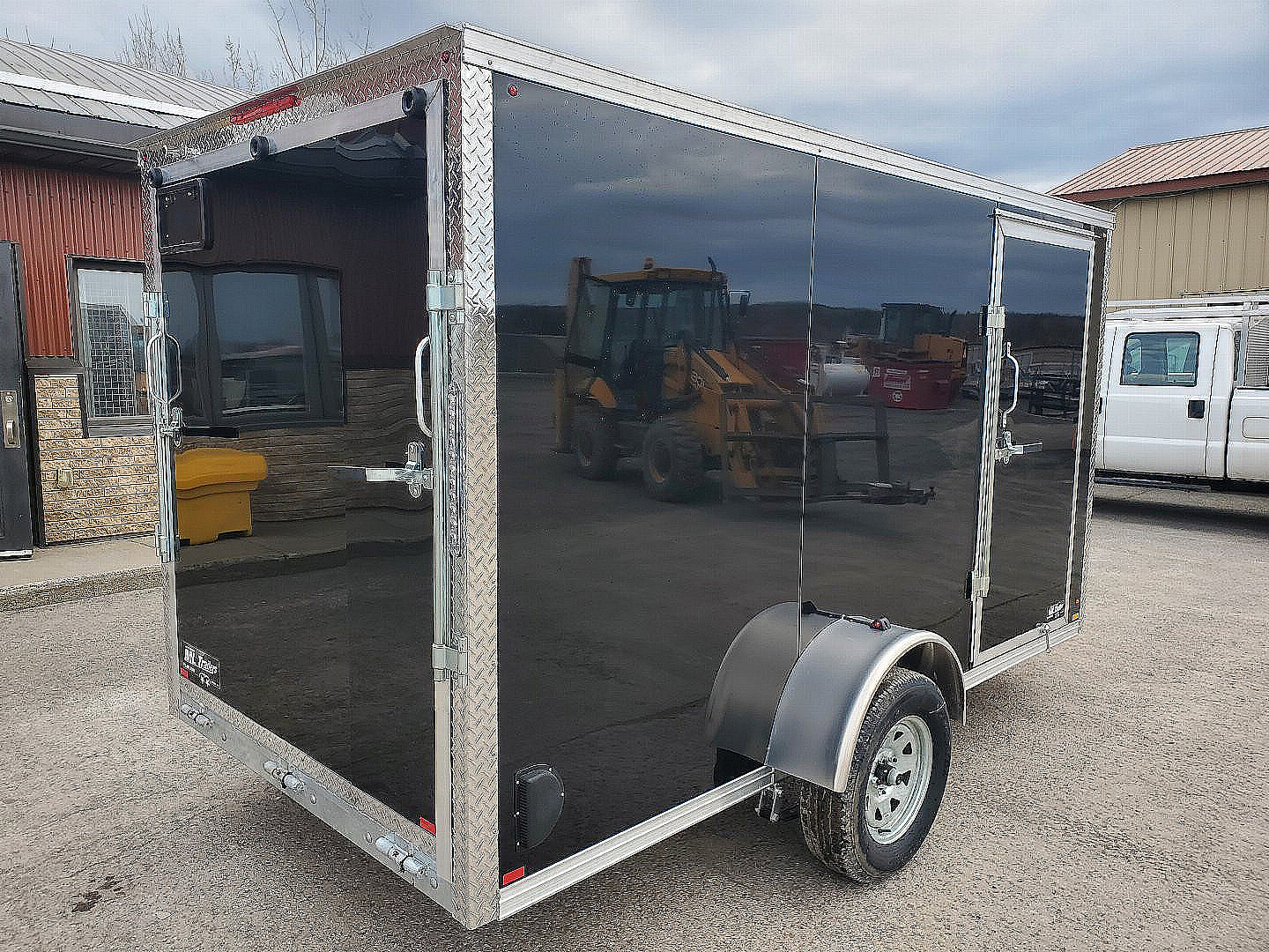 New 2026 ML Trailers Galvanized 6'x12' Cargo / Enclosed Trailer