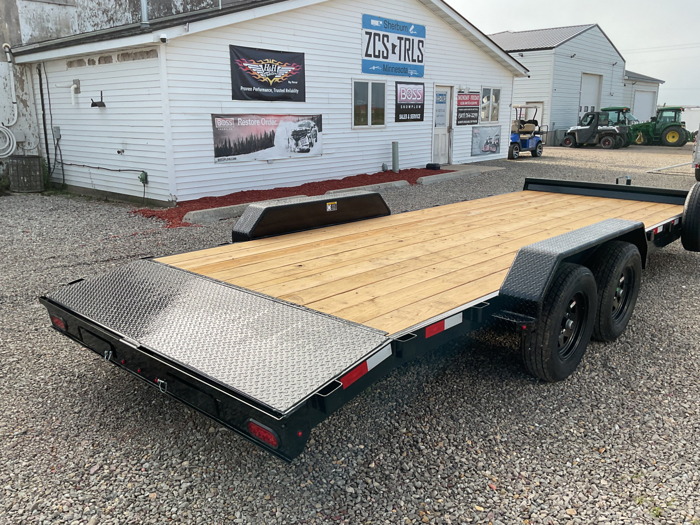 New 2026 H&H Trailers HCH8220-BP-070 Car Hauler